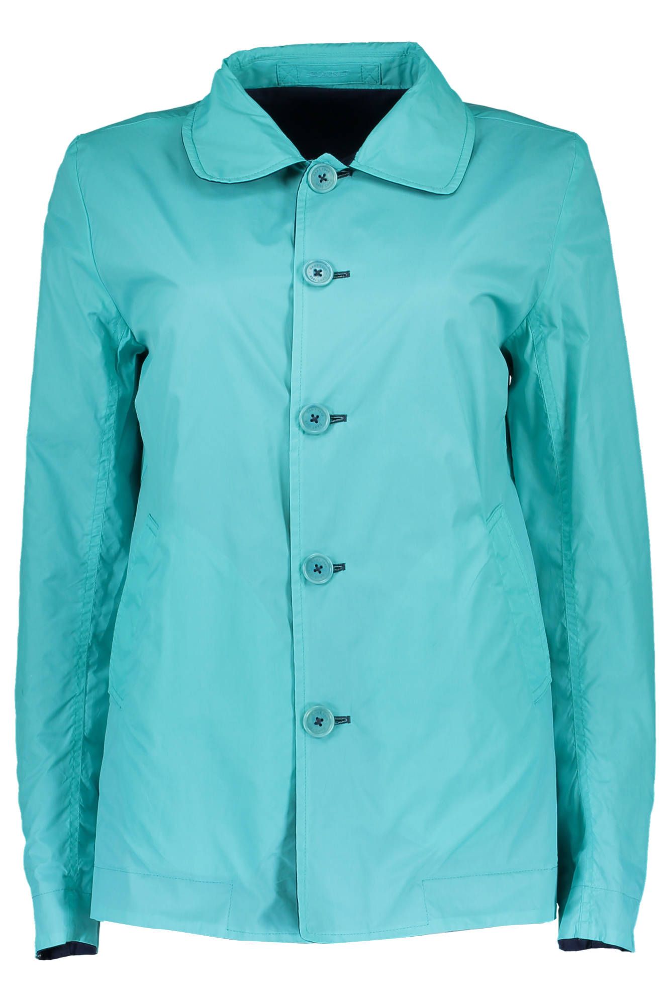 Gant Blue Cotton Women Jacket