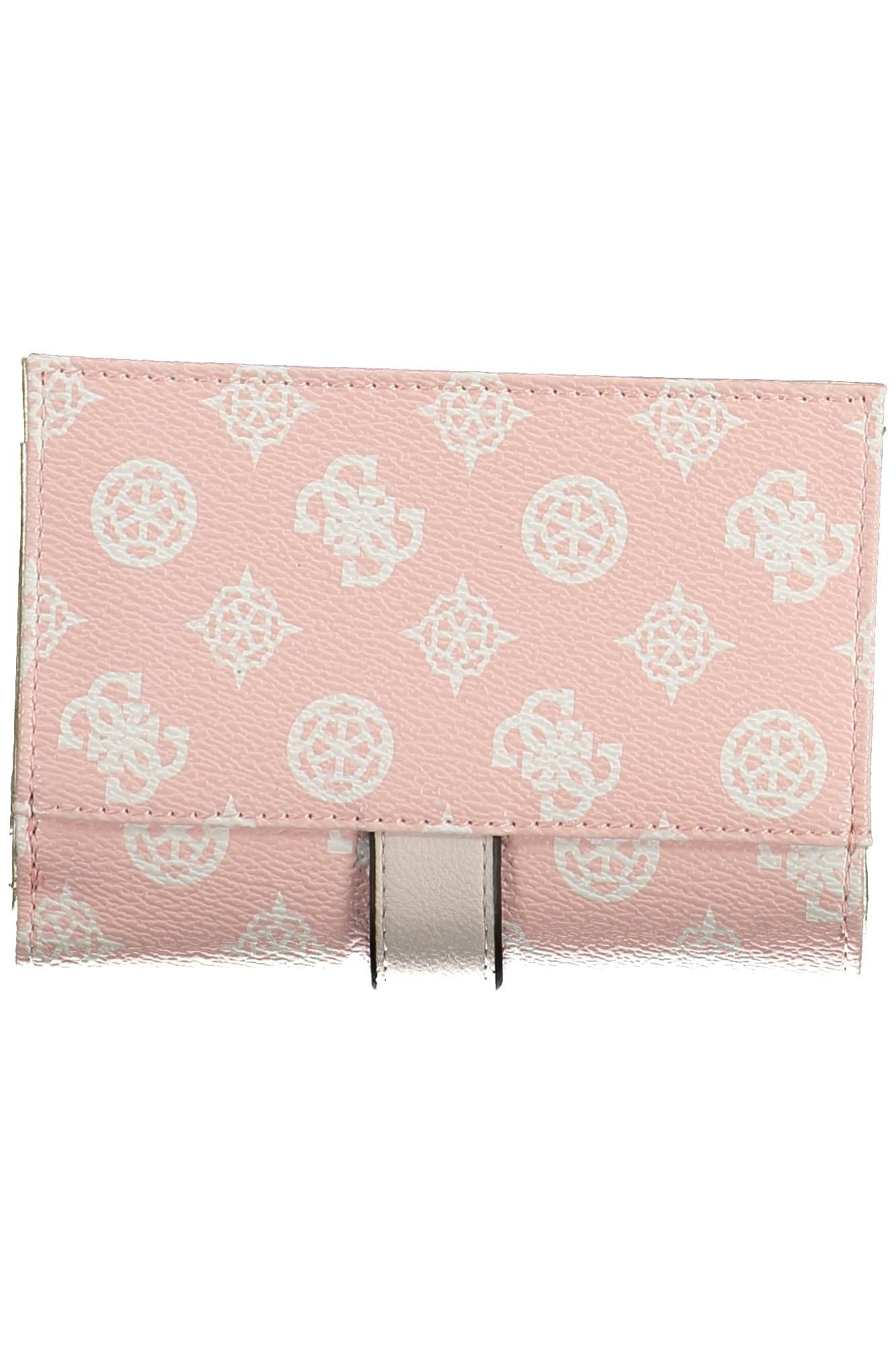 Guess Jeans Pink Polyurethane Women Wallet