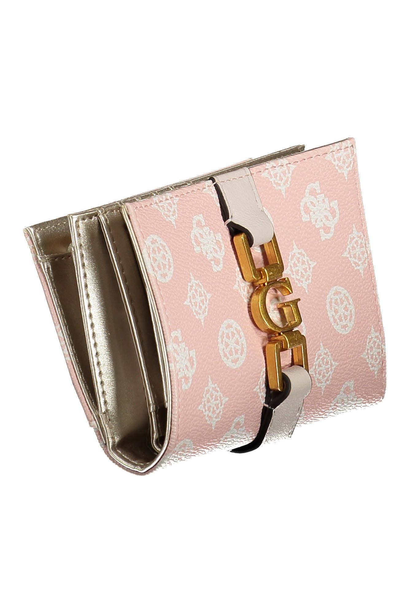 Guess Jeans Pink Polyurethane Women Wallet