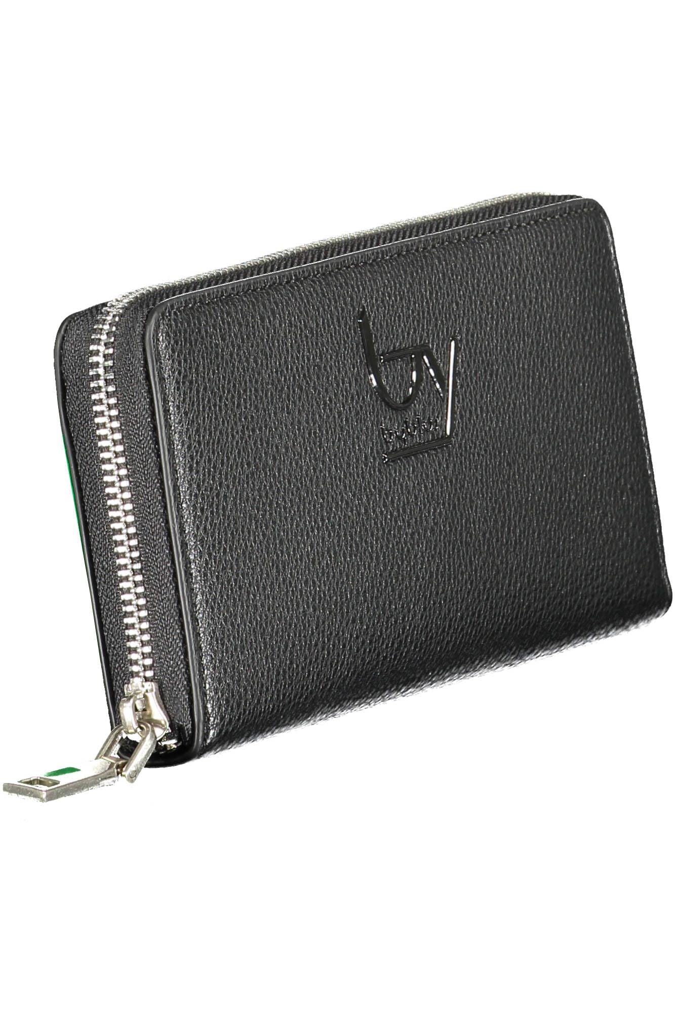 BYBLOS Black Polyurethane Women Wallet