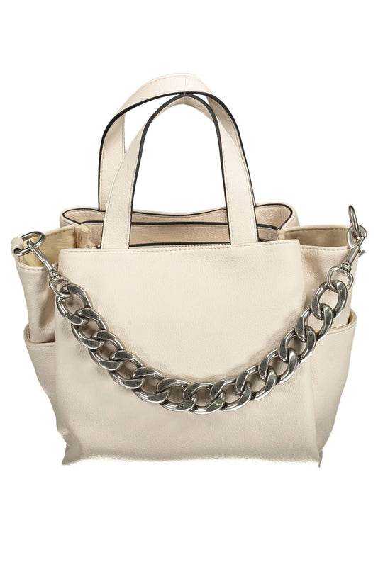 BYBLOS White Polyurethane Women Handbag