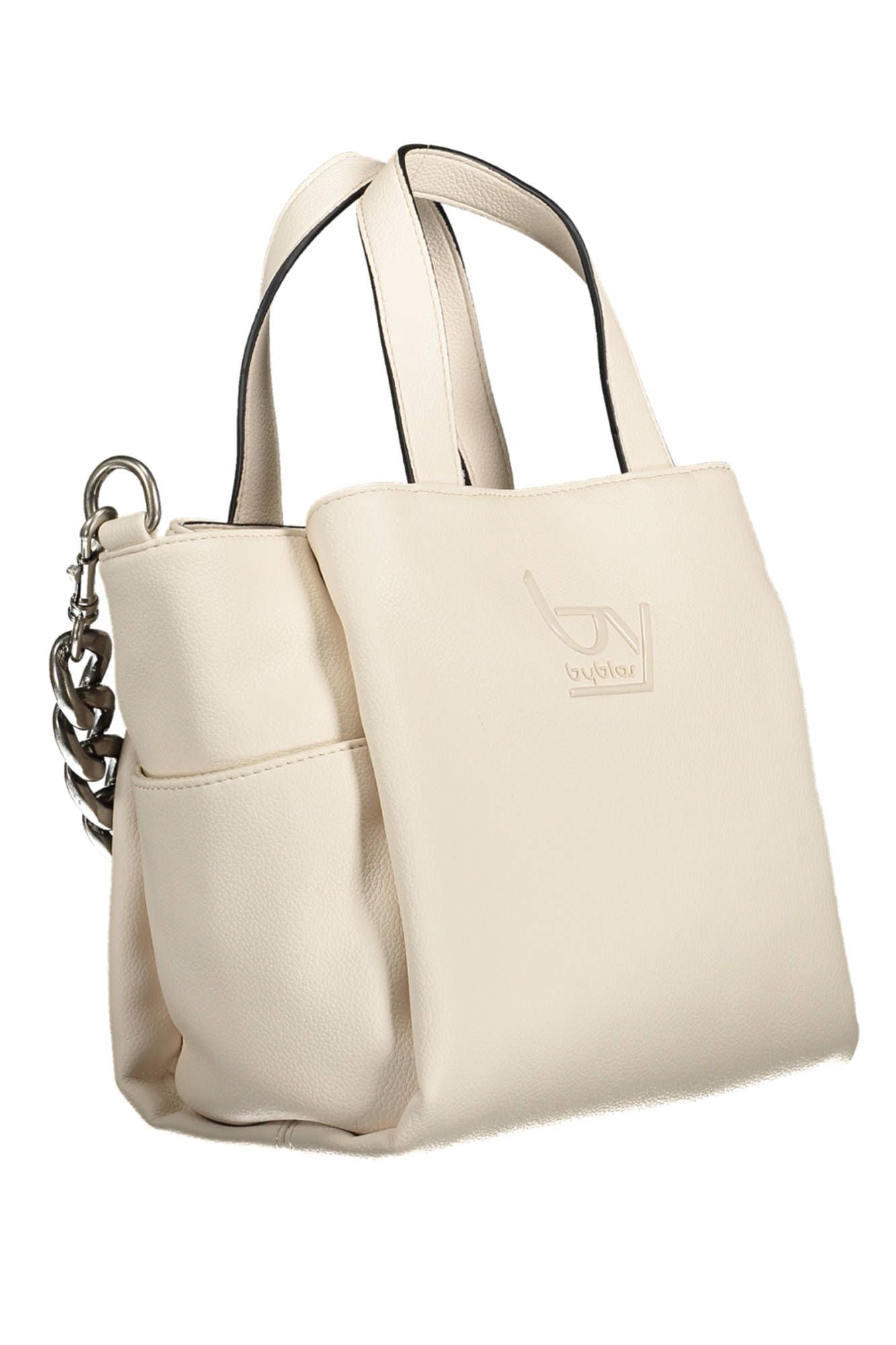 BYBLOS White Polyurethane Women Handbag