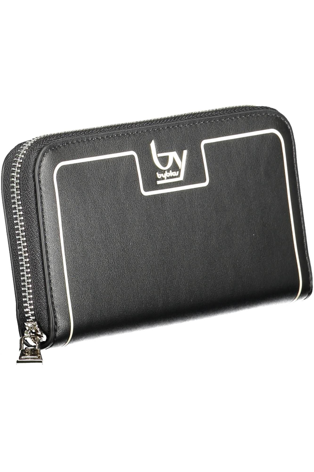 BYBLOS Black Polyurethane Women Wallet