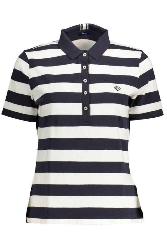 Gant Blue Cotton Women Polo Shirt