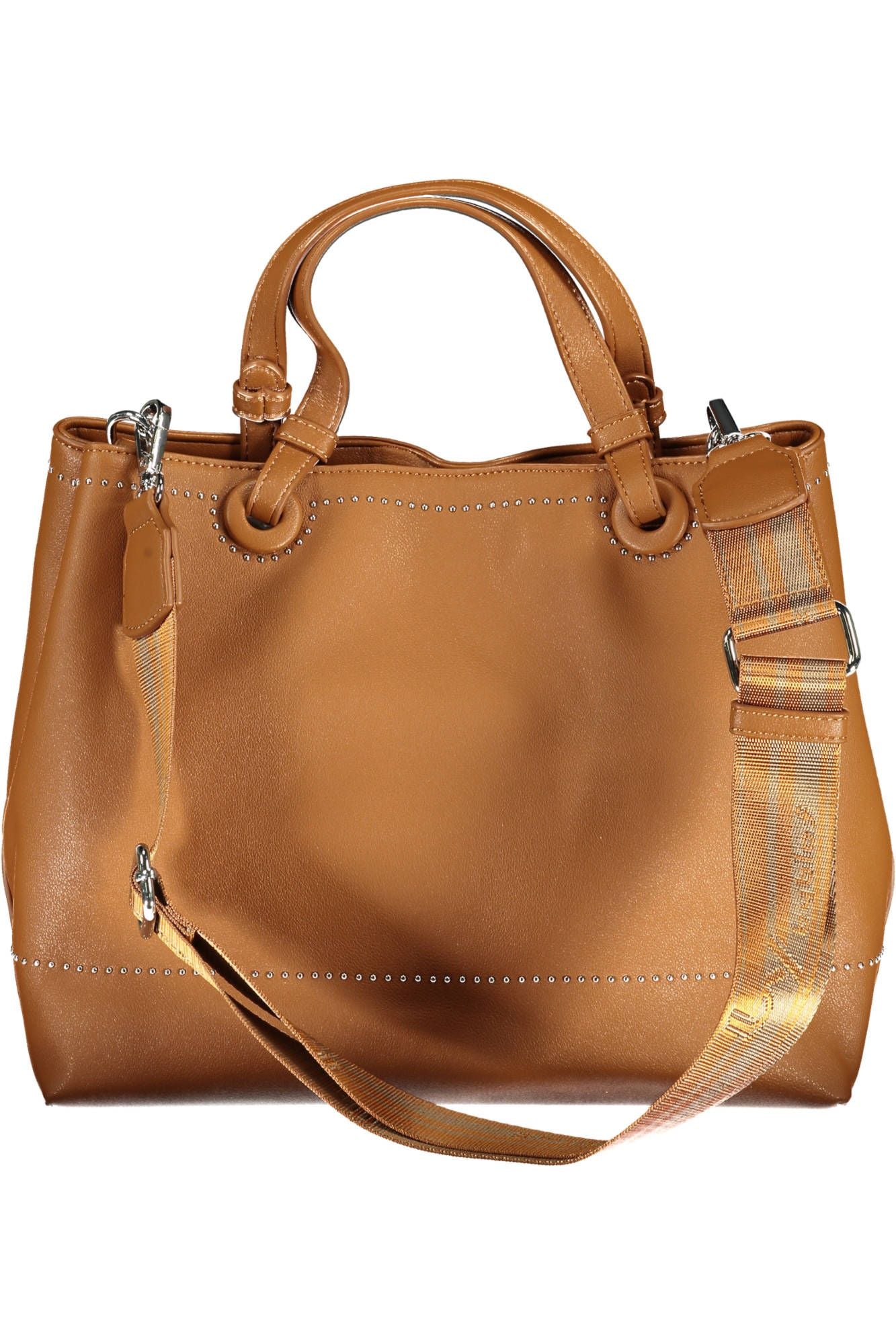 BYBLOS Brown Polyurethane Women Handbag