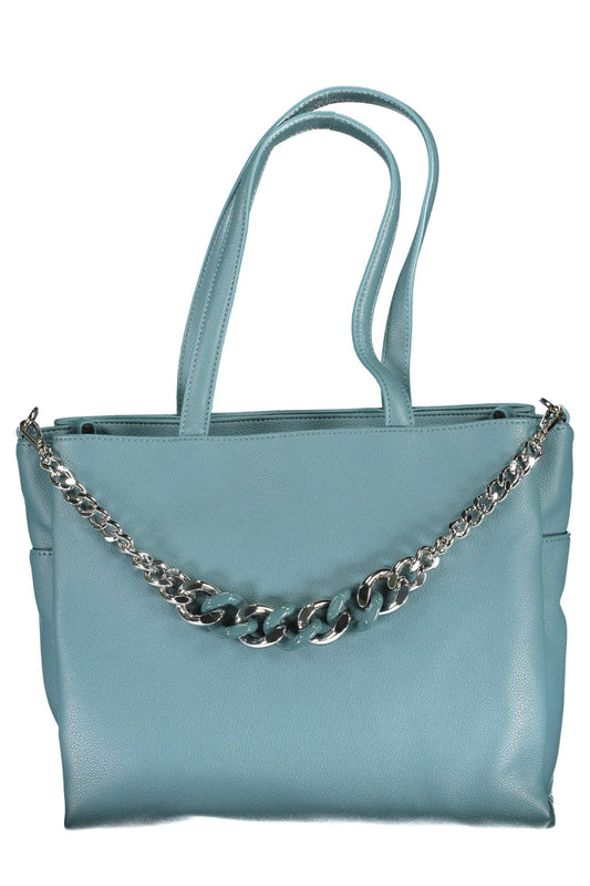 BYBLOS Blue Polyurethane Women Handbag