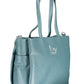 BYBLOS Blue Polyurethane Women Handbag