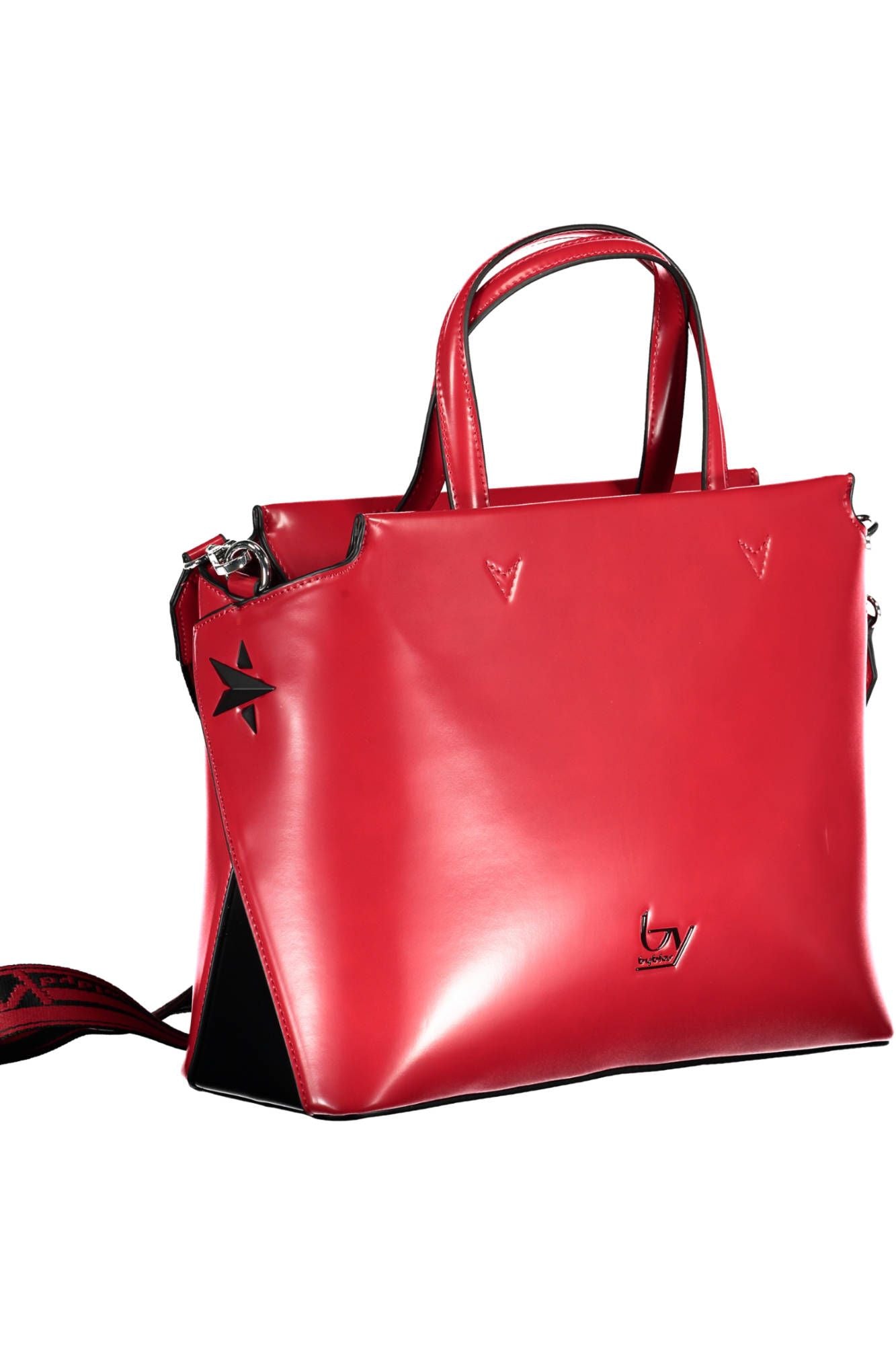 BYBLOS Red Polyurethane Women Handbag