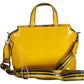 BYBLOS Yellow Polyurethane Women Handbag