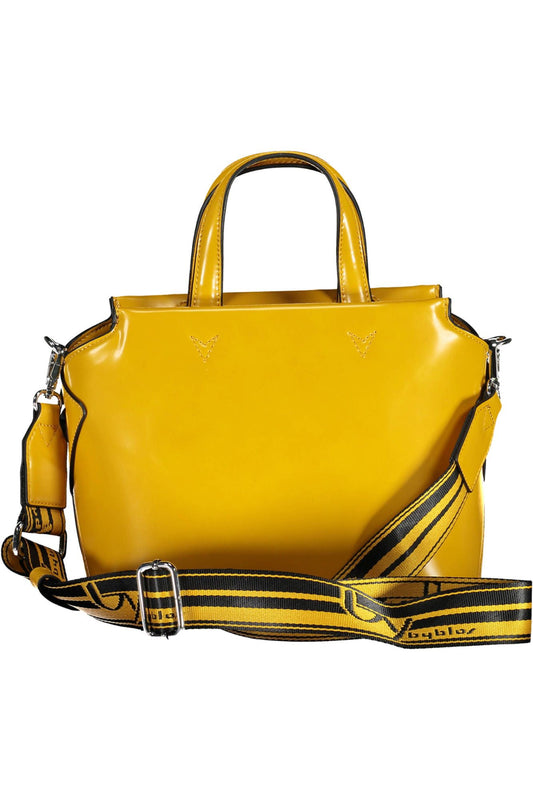 BYBLOS Yellow Polyurethane Women Handbag