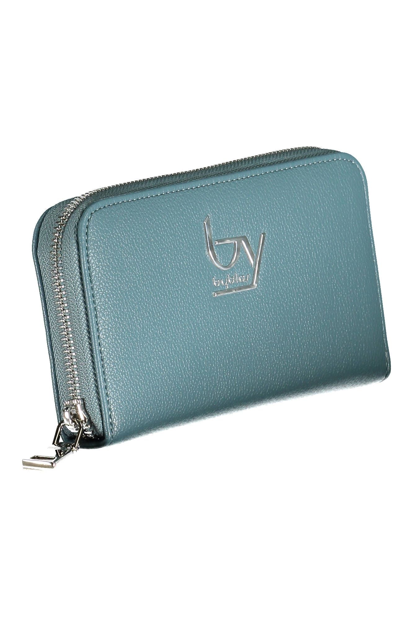 BYBLOS Blue Polyurethane Women Wallet