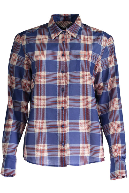 Gant Blue Cotton Women Shirt