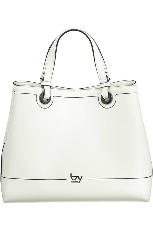 BYBLOS White Polyurethane Women Handbag