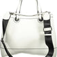 BYBLOS White Polyurethane Women Handbag