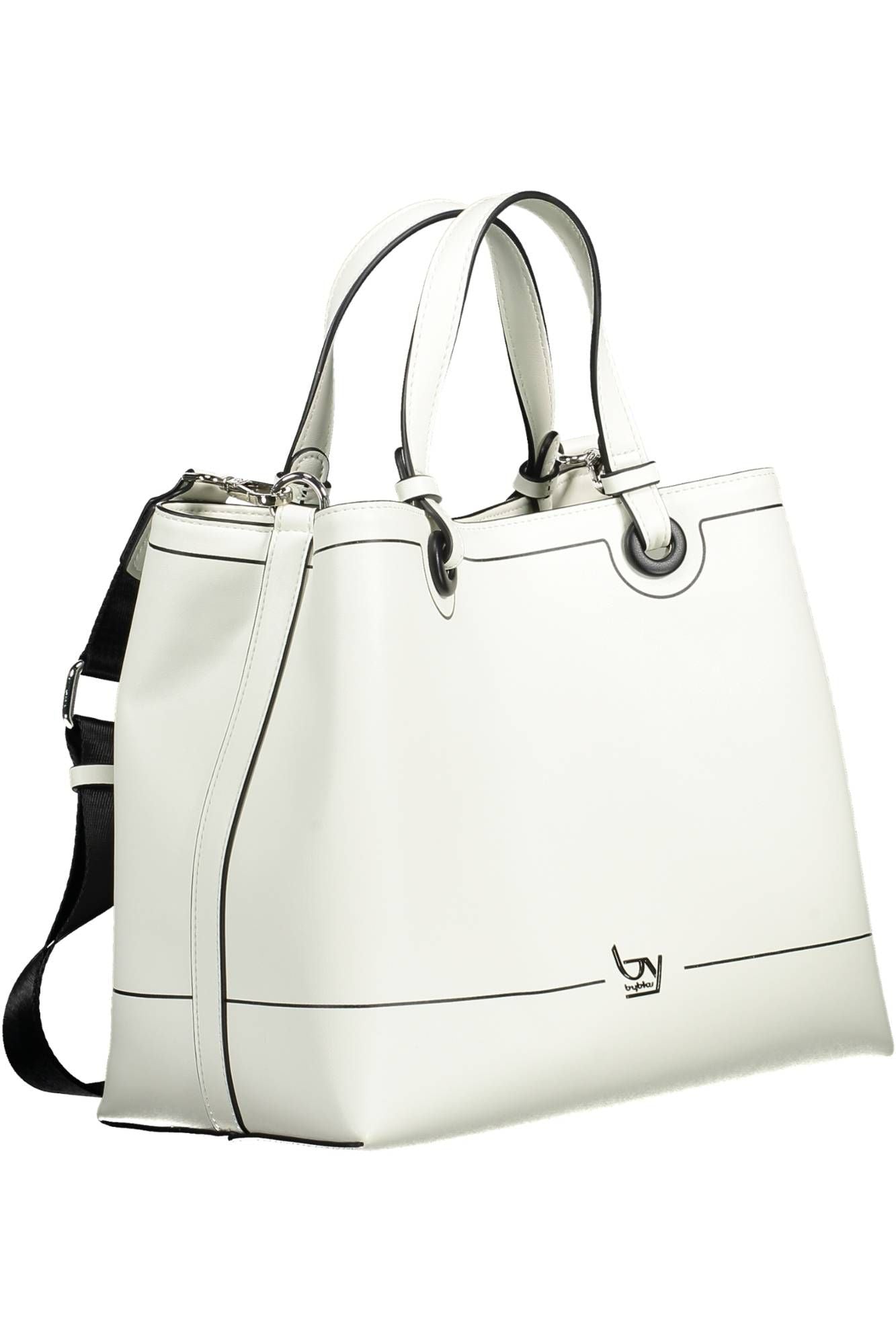 BYBLOS White Polyurethane Women Handbag