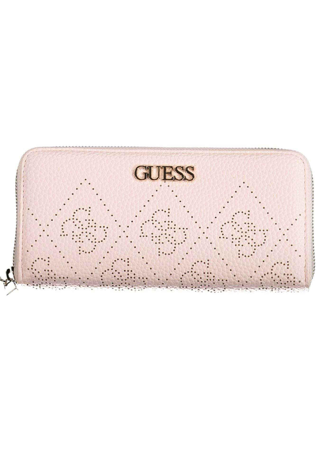 Guess Jeans Pink Polyurethane Women Wallet