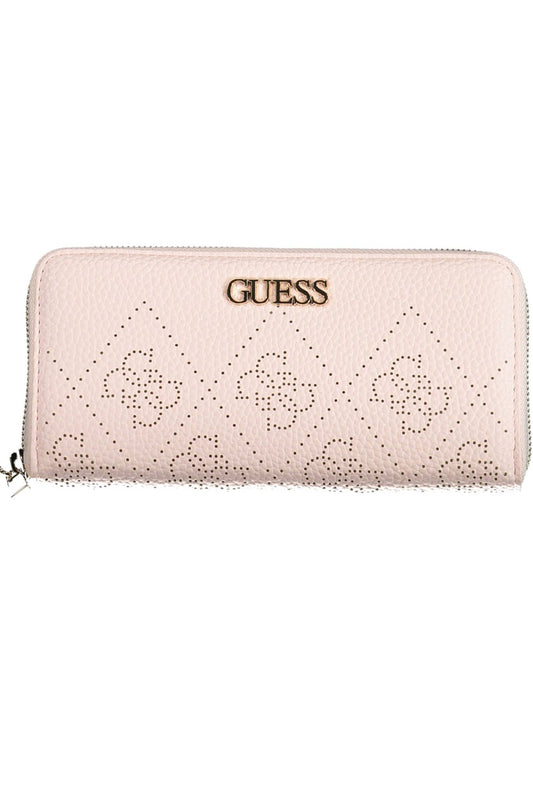 Guess Jeans Pink Polyurethane Women Wallet