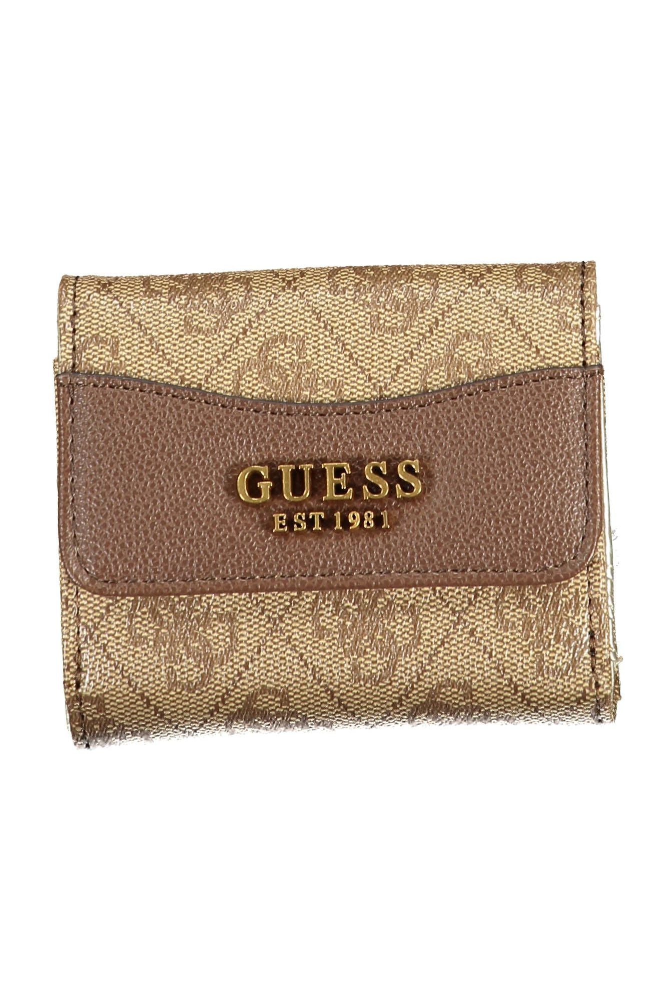 Guess Jeans Beige Polyurethane Women Wallet