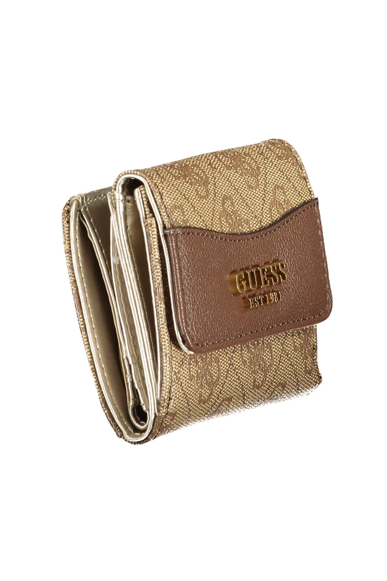 Guess Jeans Beige Polyurethane Women Wallet