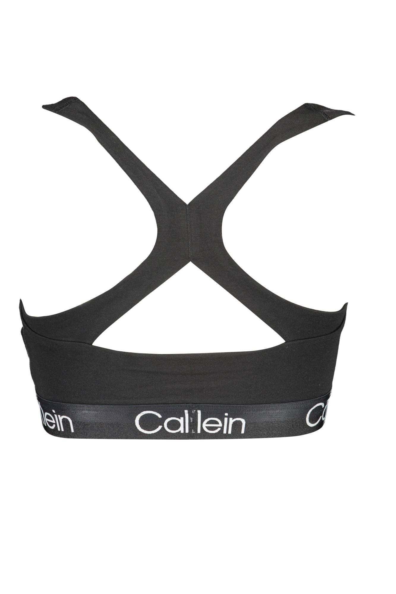 Calvin Klein Black Cotton Women Sports Bra