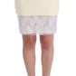 DAIZY SHELY Chic White Pencil Skirt - Italian Craftsmanship