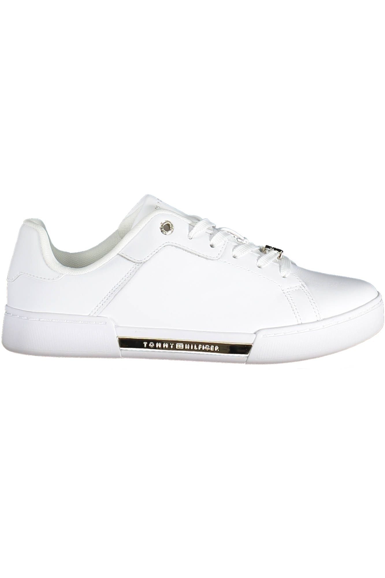 Tommy Hilfiger White Polyester Women Sneaker