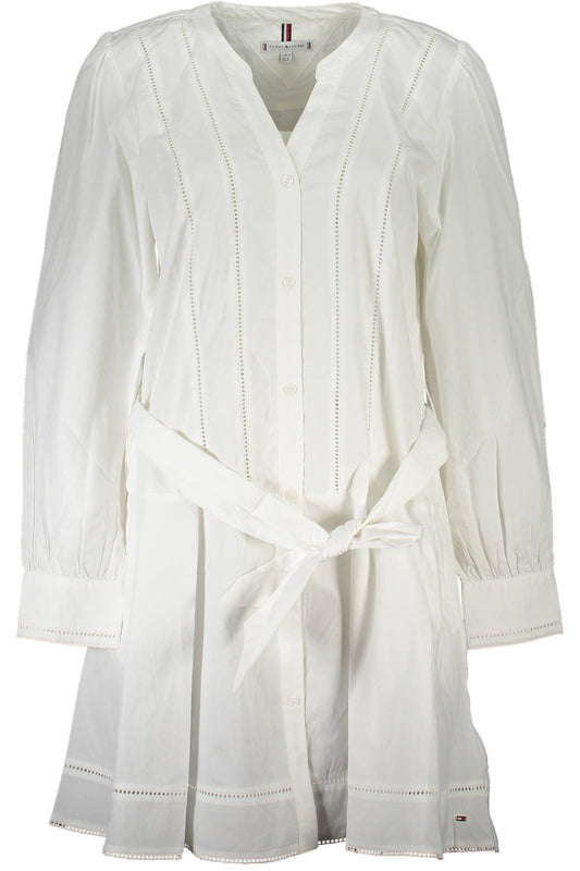 Tommy Hilfiger White Cotton Women Dress