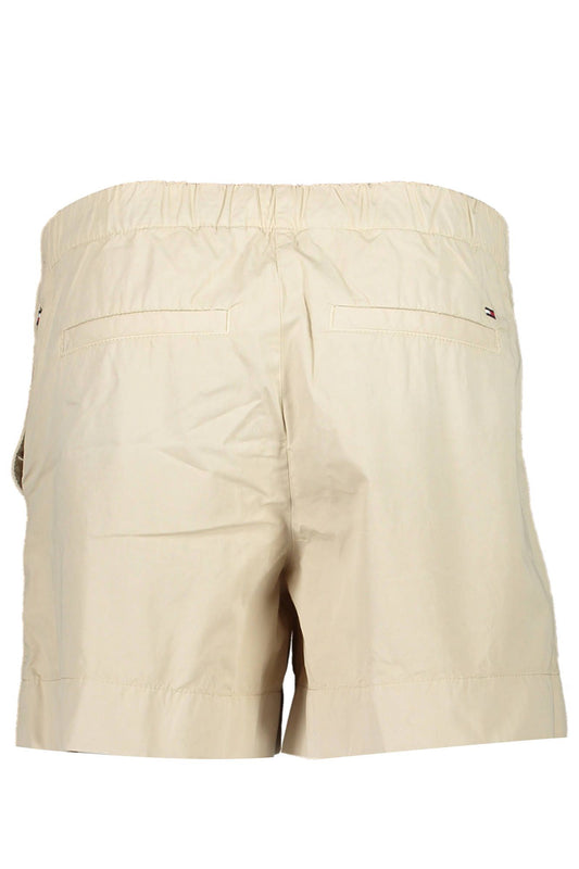 Tommy Hilfiger Beige Cotton Women Short