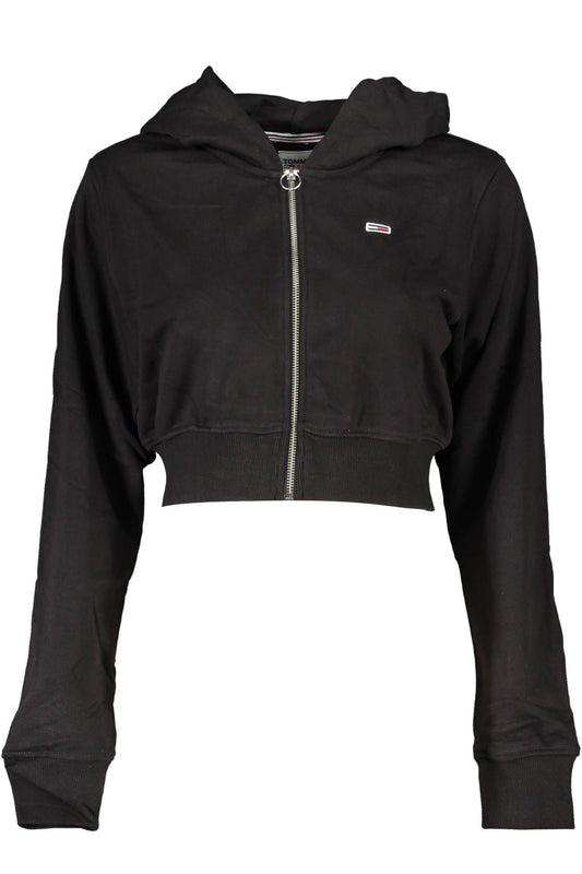 Tommy Hilfiger Black Cotton Women Sweater