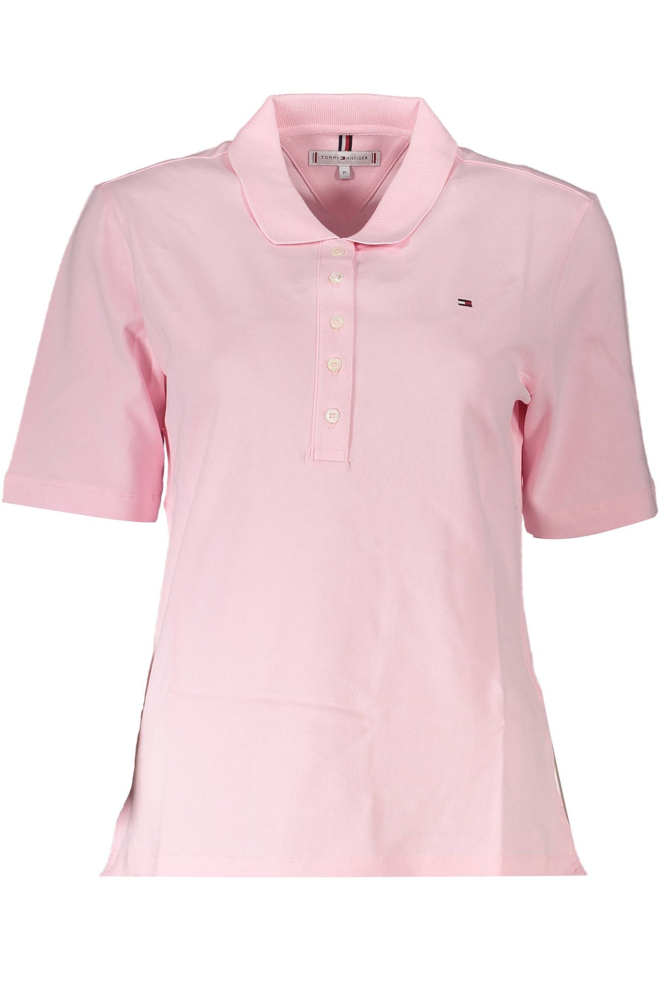 Tommy Hilfiger Pink Cotton Women Polo Shirt