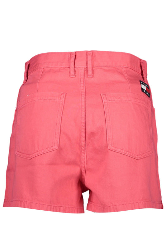 Tommy Hilfiger Pink Cotton Women Short