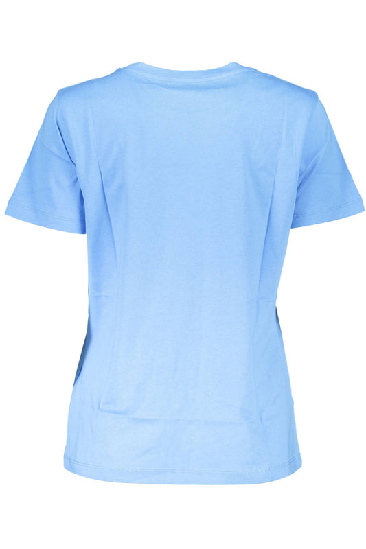 Tommy Hilfiger Light Blue Cotton Women T-Shirt