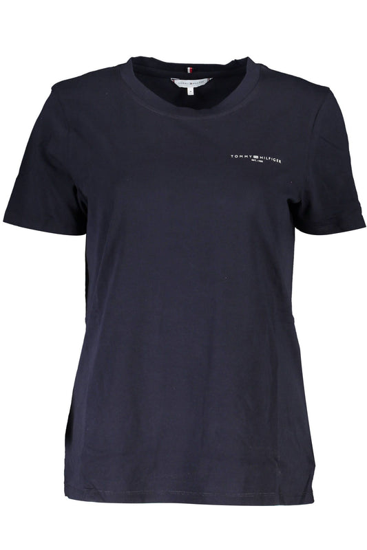 Tommy Hilfiger Blue Cotton Women T-Shirt