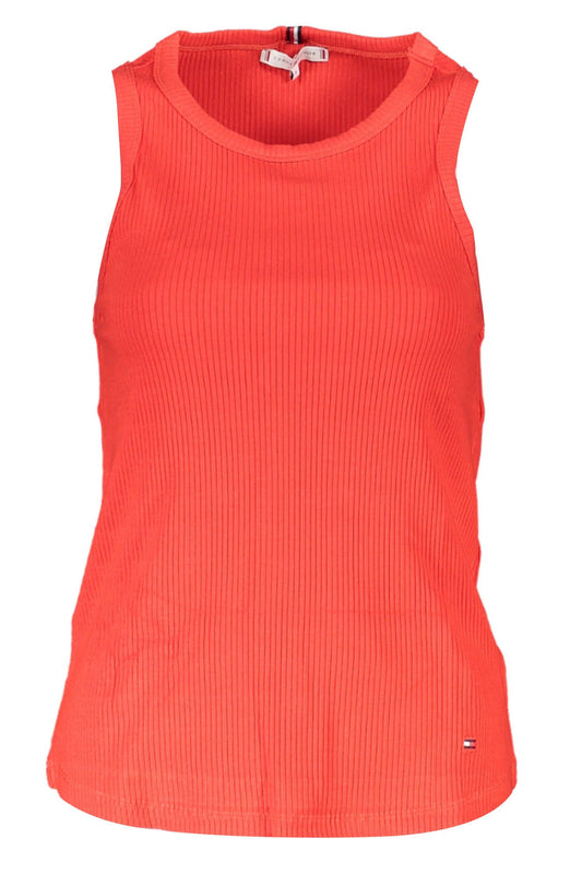 Tommy Hilfiger Red Elastane Women Top