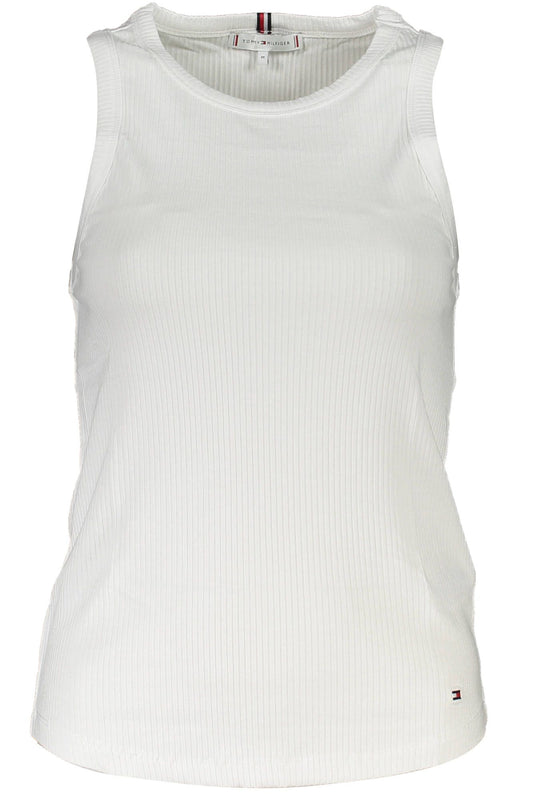 Tommy Hilfiger White Elastane Women Top