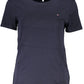 Tommy Hilfiger Blue Cotton Women T-Shirt