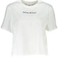 Tommy Hilfiger White Cotton Women Top