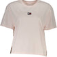 Tommy Hilfiger Pink Cotton Women T-Shirt