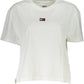 Tommy Hilfiger White Cotton Women T-Shirt