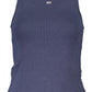 Tommy Hilfiger Blue Cotton Women Tank Top