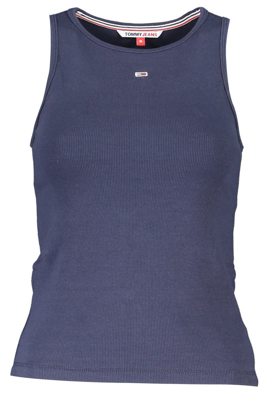 Tommy Hilfiger Blue Cotton Women Tank Top