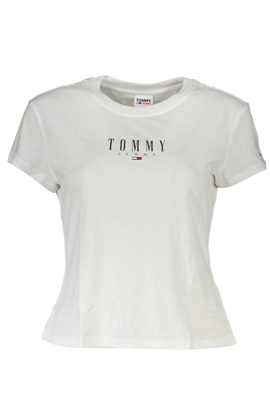 Tommy Hilfiger White Cotton Women T-Shirt