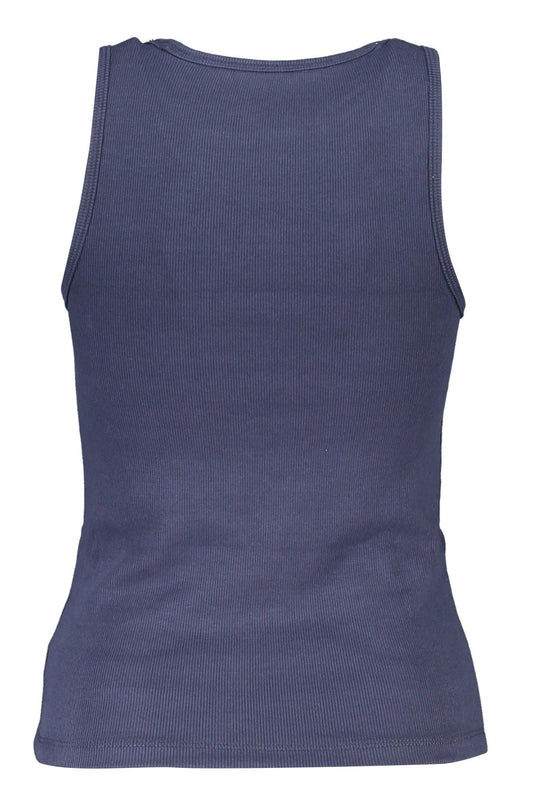 Tommy Hilfiger Blue Cotton Women Tank Top