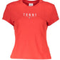 Tommy Hilfiger Red Cotton Women T-Shirt