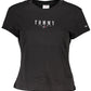 Tommy Hilfiger Black Cotton Women T-Shirt