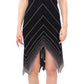 Alice Palmer Chic Monochrome Knitted Dress