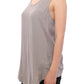 Comeforbreakfast Elegant Gray Viscose Top – Timeless Style