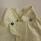 Licia Florio Elegant White Button Front Jacket Coat