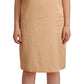 Moschino Elegant One-Sleeve Beige Shift Dress