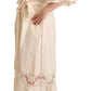 PINK MEMORIES Elegant Off White Maxi Wrap Dress